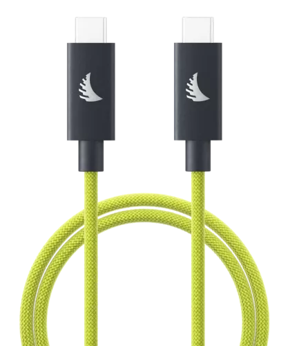Angelbird Cable I USB-C 4.0 I Solid Flex Cable I Lime I 1 m