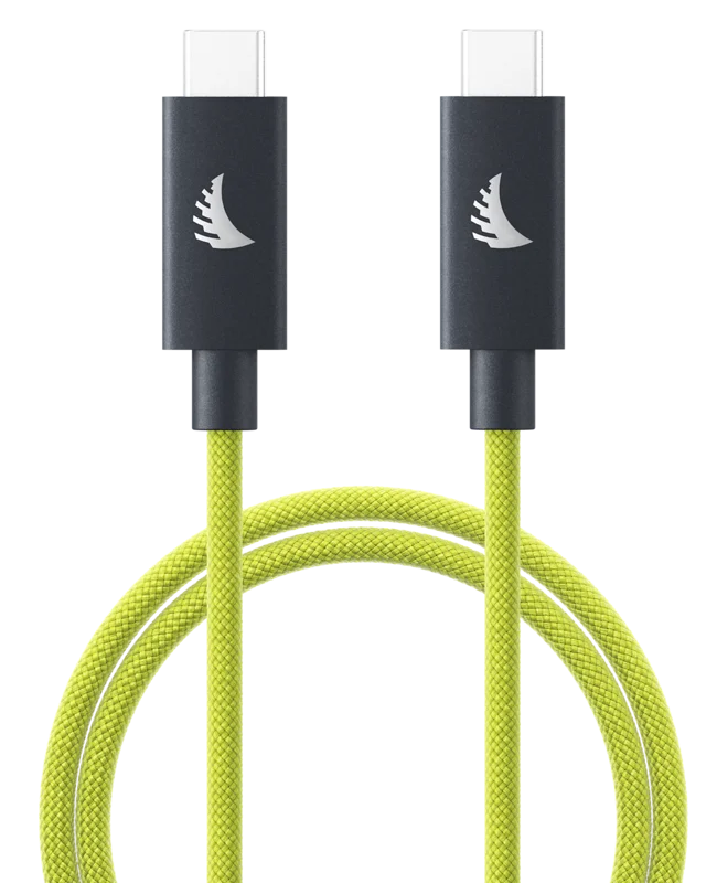 Angelbird Cable I USB-C 4.0 I Solid Flex Cable I Lime I 2 m