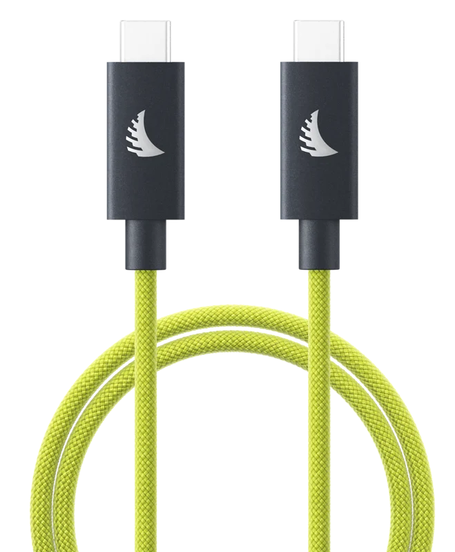 Angelbird Cable I USB-C 4.0 I Solid Flex Cable I Lime I 32 cm