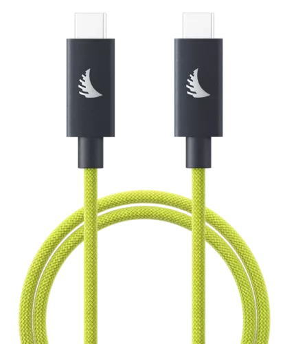 Angelbird Cable I USB-C 4.0 I Solid Flex Cable I Lime I 32 cm