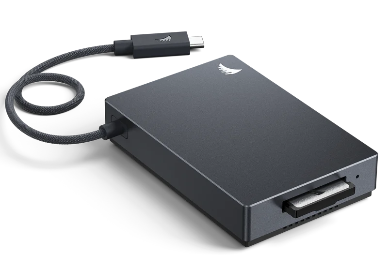 Angelbird Cardreader I Performance Card Reader CFexpress B I USB-C 4.0 Gen 3x2 I up to 40 Gb/s conne