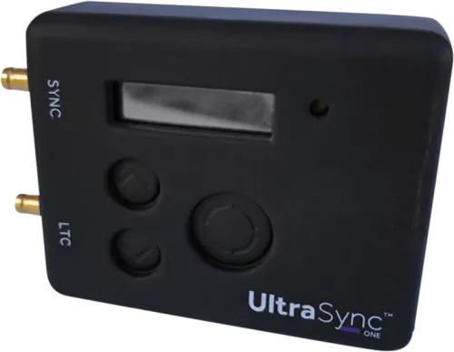 Atomos Black silicone case with a Velcro reverse, designed to fit the UltraSync ONE