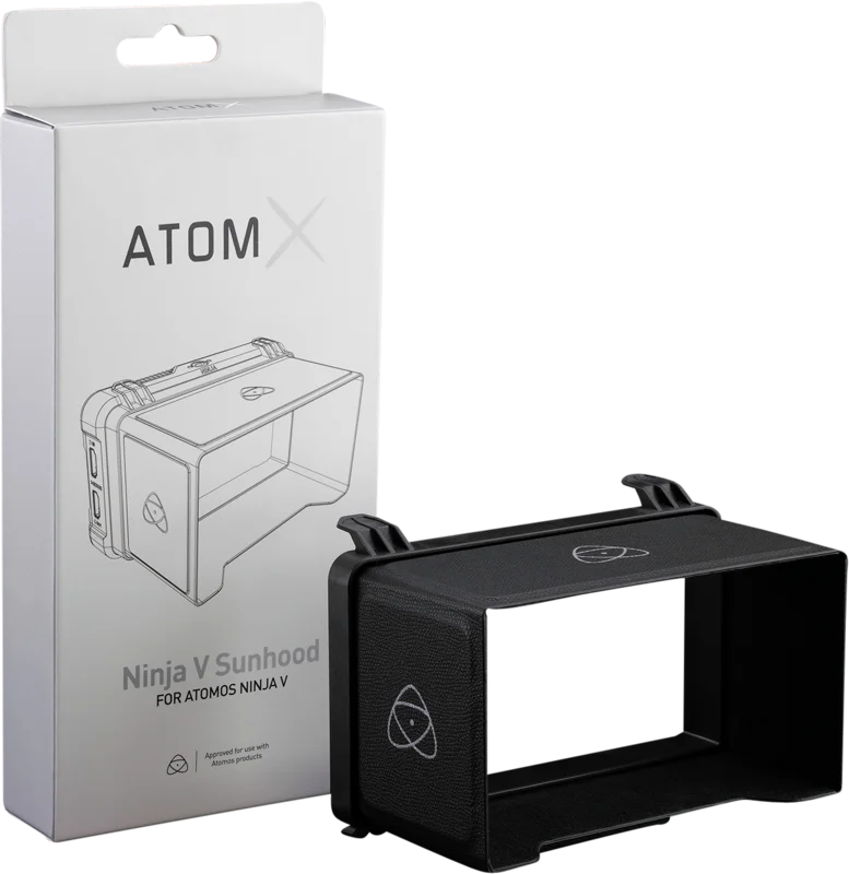 Atomos AtomX  Sunhood For Ninja V/V+ and Shinobi (Black)