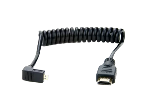 Atomos Coiled -Right angle Micro to Full HDMI 30cm