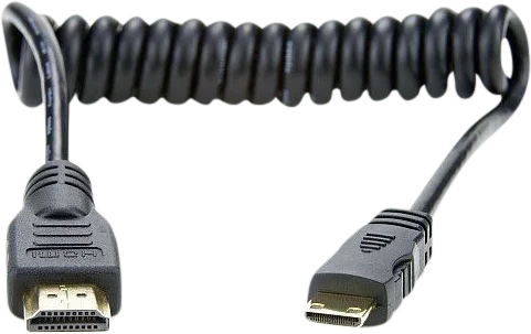 Atomos Coiled -Mini to Full HDMI 30cm