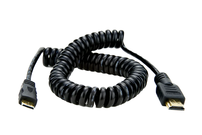 Atomos Coiled -Mini to Full HDMI 50cm