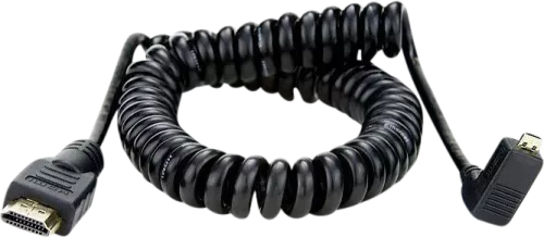 Atomos Coiled -Right angle Micro to Full HDMI 50cm