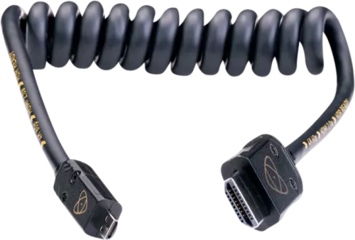 Atomos HDMI 4K60p  Micro to Full 30cm die cast connector (60cm Extended)