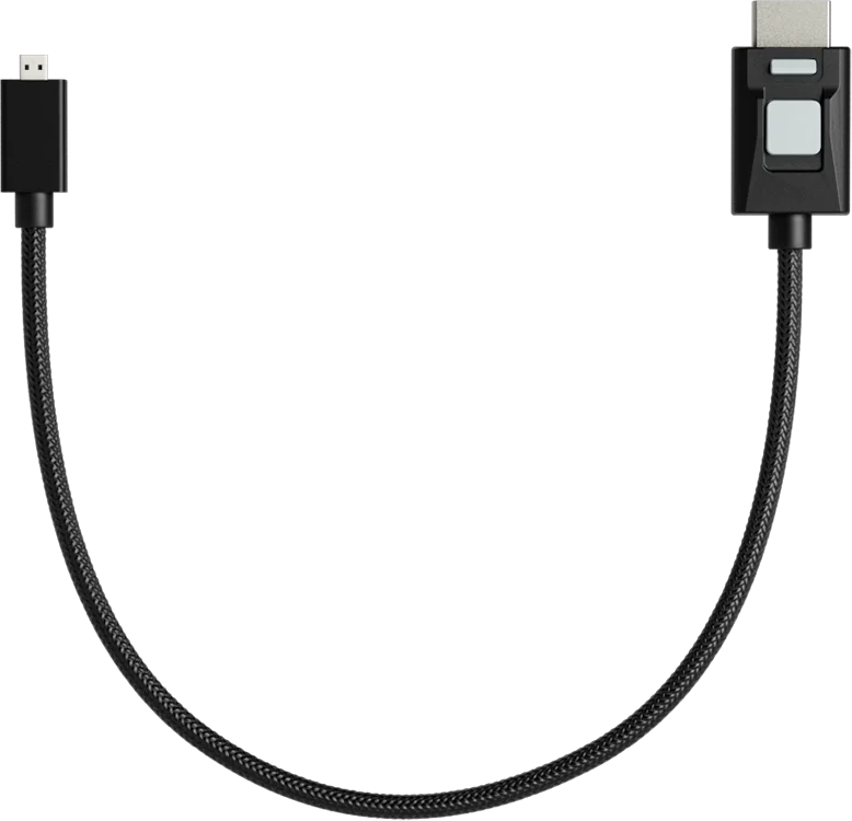 Atomos 4kP60 Locking HDR Micro to Full HDMI 30cm High Speed Cable