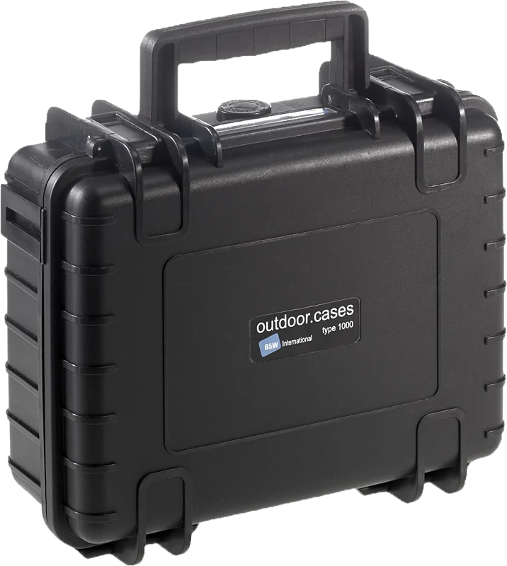 B&W Outdoor Cases Type 1000 Svart (m. skumplast)