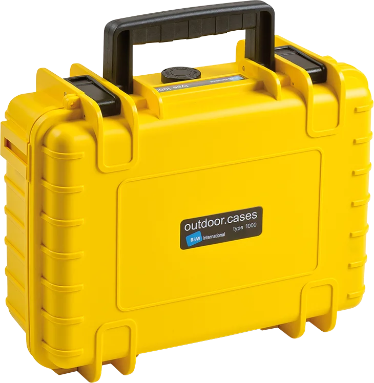 B&W Outdoor Cases Type 1000 Gul (utan inredning)
