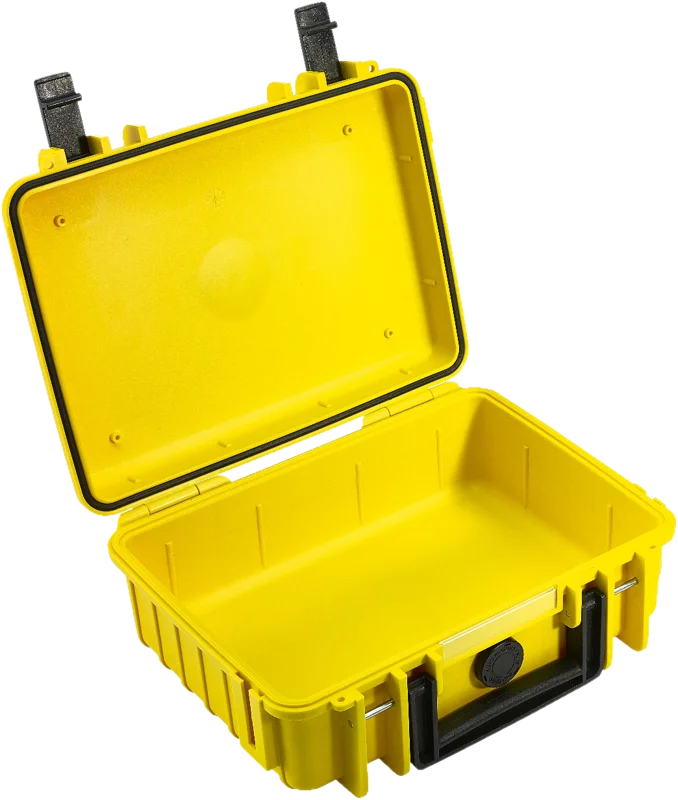 B&W Outdoor Cases Type 1000 Gul (utan inredning)