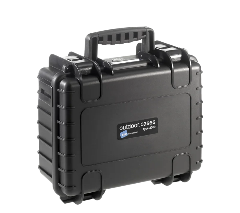 B&W Outdoor Cases Type 3000 Svart (utan inredning)