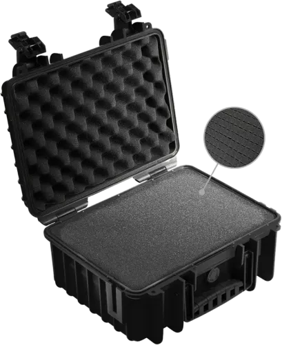 B&W Outdoor Cases Type 3000 Svart (m. skumplast)