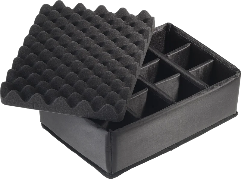 B&W Outdoor Cases Type 4000 Gul (m. avdelare)