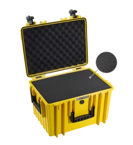 B&W Outdoor Cases Type 5500 Gul (m. skumplast)