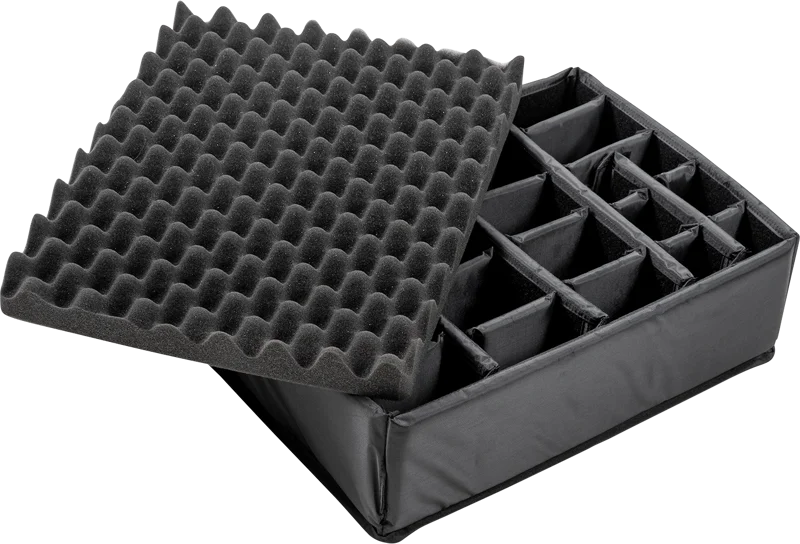 B&W Outdoor Cases Type 6000 Gul (m. avdelare)