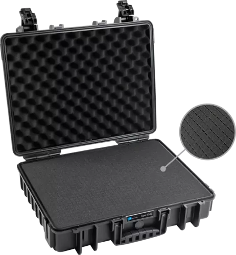 B&W Outdoor Cases Type 6040 Svart (m. skumplast)