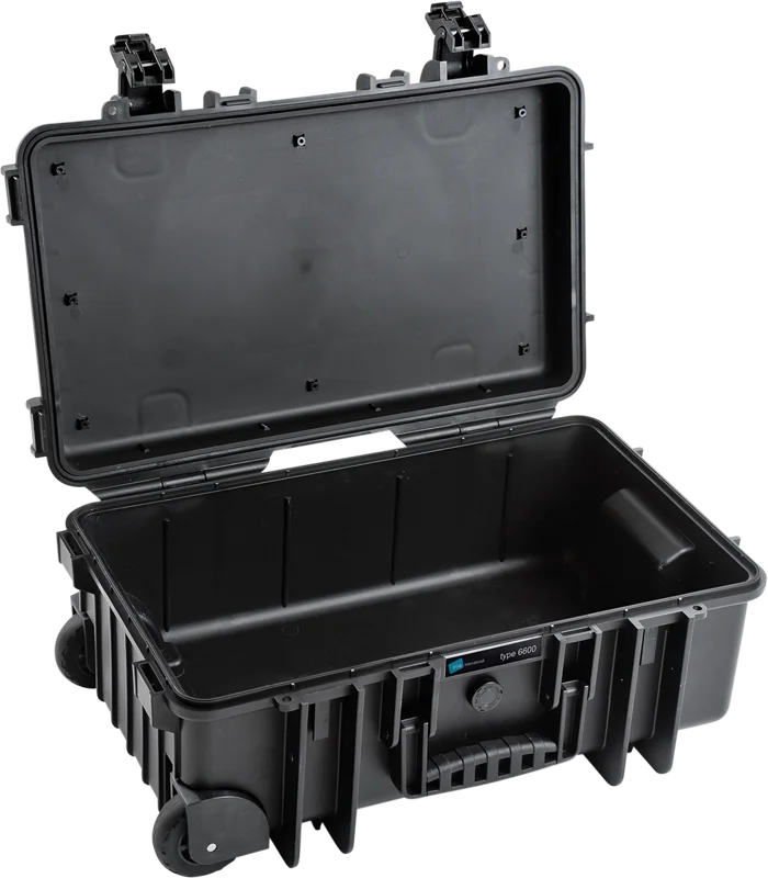 B&W Outdoor Cases Type 6600 Svart (utan inredning)