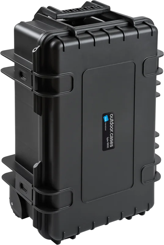 B&W Outdoor Cases Type 6600 Svart (m. avdelare)