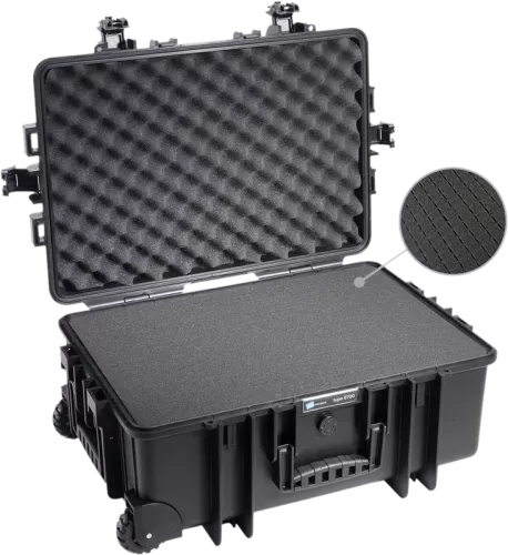 B&W Outdoor Cases Type 6700 Svart (m. skumplast)