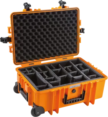 B&W Outdoor Cases Type 6700 Orange (m. avdelare)