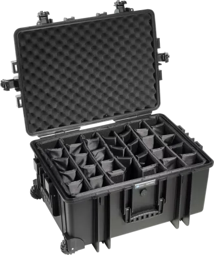 B&W Outdoor Cases Type 6800 Svart (m. avdelare)