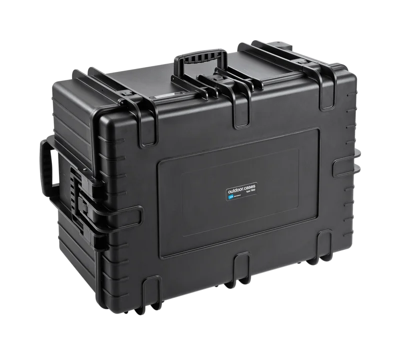 B&W Outdoor Cases Type 7800 Svart (utan inredning)