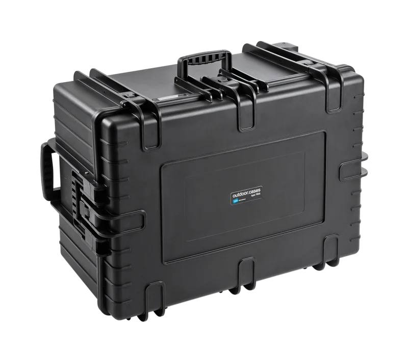 B&W Outdoor Cases Type 7800 Svart (m. skumplast)