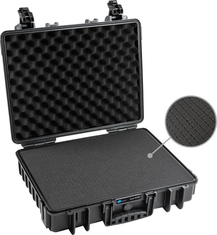 B&W Outdoor Cases BW Outdoor Cases Pre-Cut Foam /SI for type 6040