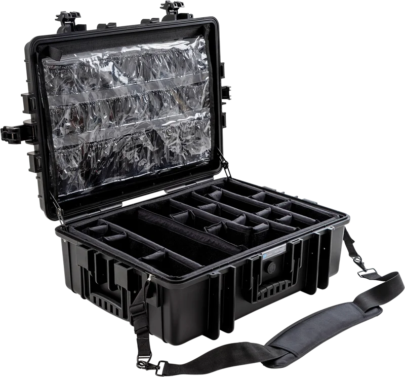 B&W Outdoor Cases BW Outdoor Cases Type 6500 for Medical Emergency Kit, black