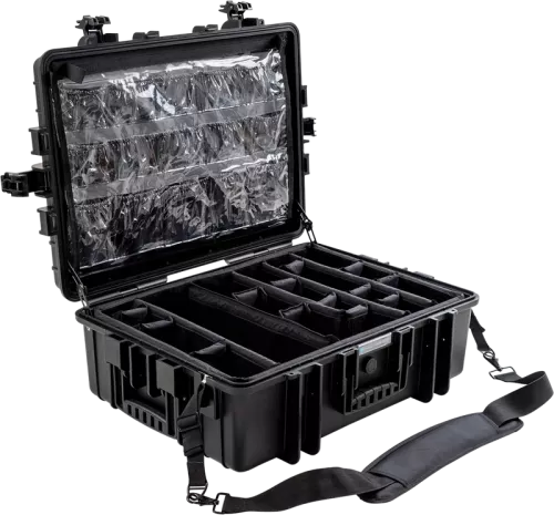 B&W Outdoor Cases BW Outdoor Cases Type 6500 for Medical Emergency Kit, black