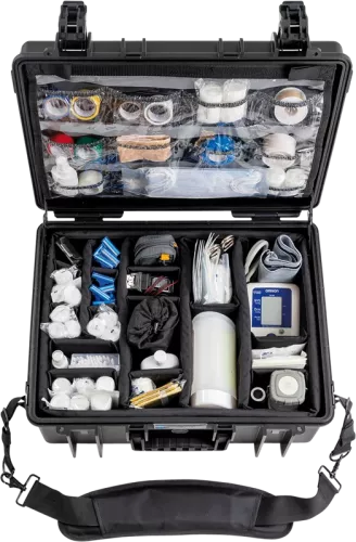 B&W Outdoor Cases BW Outdoor Cases Type 6000 for Medical Emergency Kit, black