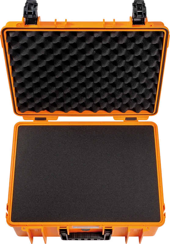 B&W Outdoor Cases BW Outdoor Case Type 6000 with pre-cut foam (SI) Orange
