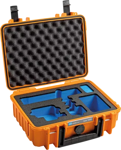 B&W Outdoor Cases BW Outdoor Case Type 1000 for GoPro Hero 12 (fits even GoPro Hero 9/10/11), Orange