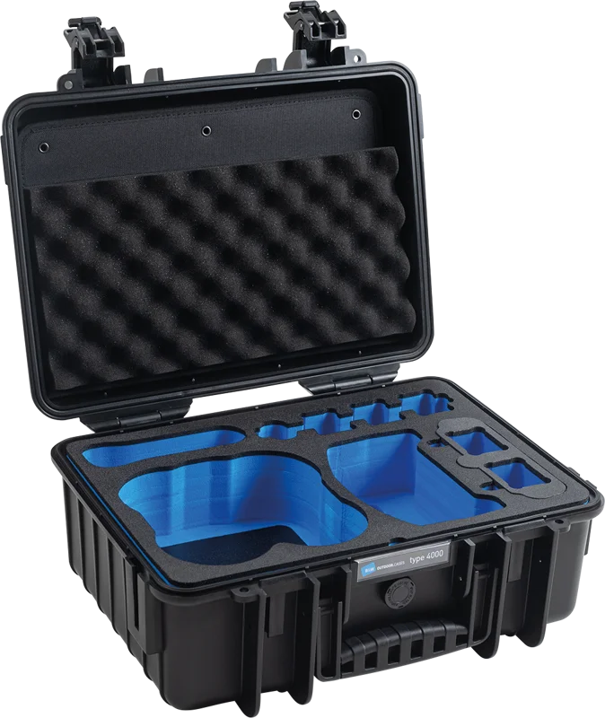 B&W Outdoor Cases BW Outdoor Cases Type 4000 for DJI Avata, Black