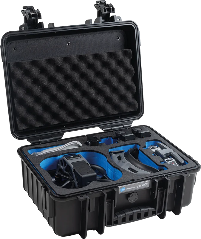B&W Outdoor Cases BW Outdoor Cases Type 4000 for DJI Avata, Black
