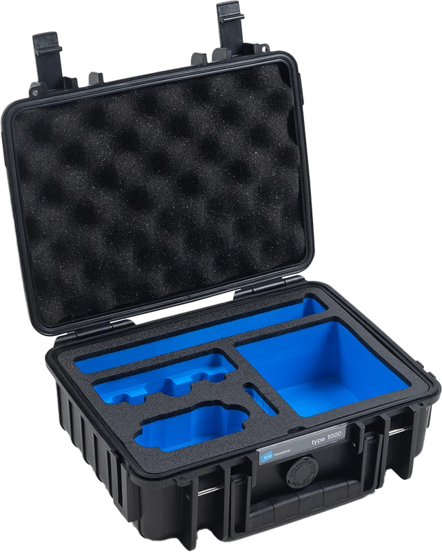 B&W Outdoor Cases BW Outdoor Case Type 1000 for DJI Osmo Action 3 / Black