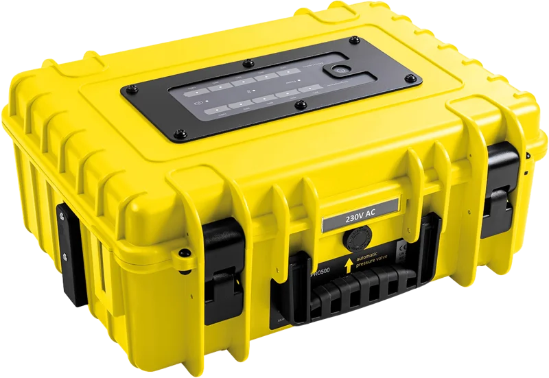 B&W Outdoor Cases BW Outdoor Cases energy.case PRO500 (300 Watt), yellow