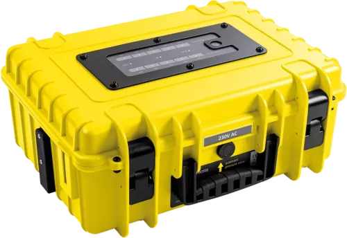 B&W Outdoor Cases BW Outdoor Cases energy.case PRO500 (300 Watt), yellow