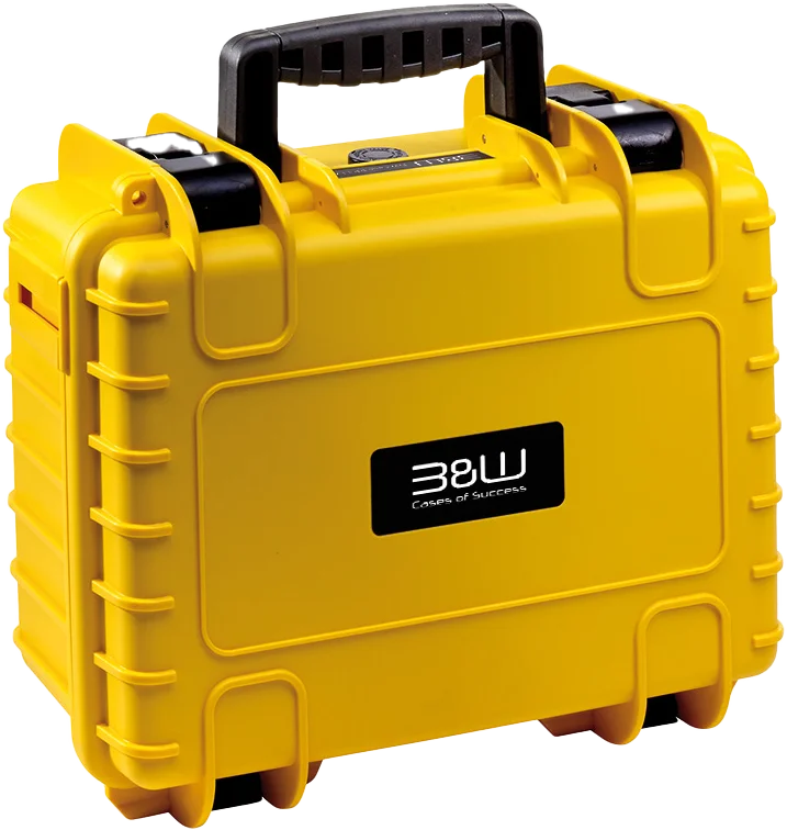 B&W Outdoor Cases BW Outdoor Cases Type 3000 for DJI Air 3 / DJI Air 3S / Yellow