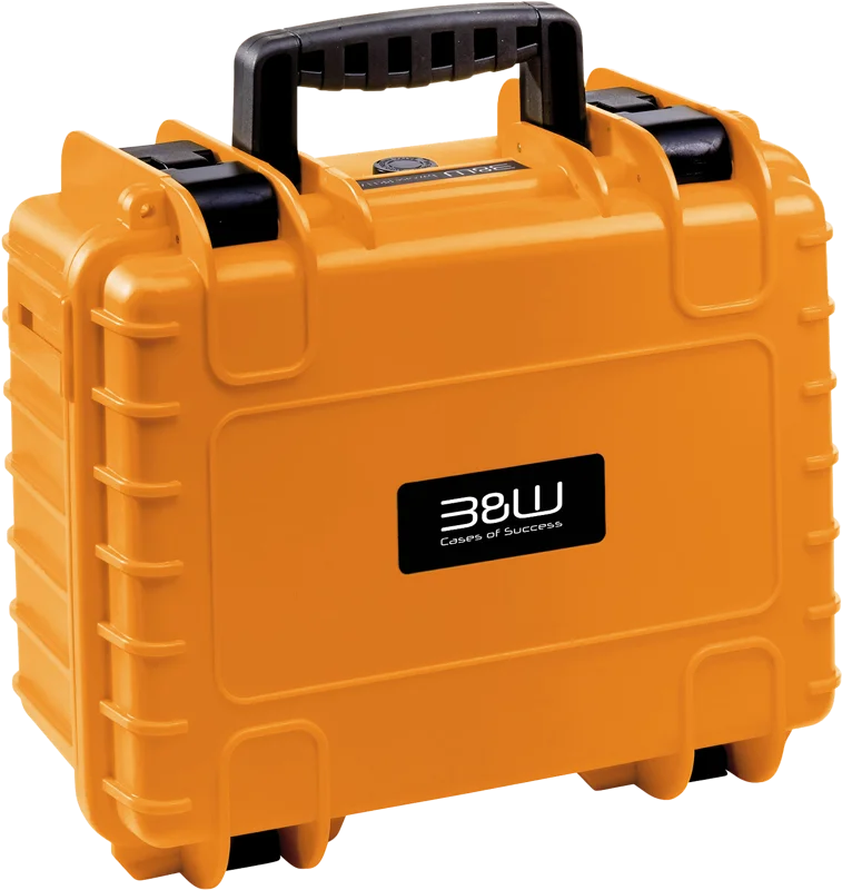 B&W Outdoor Cases BW Outdoor Cases Type 3000 for DJI Air 3 / DJI Air 3S / Orange