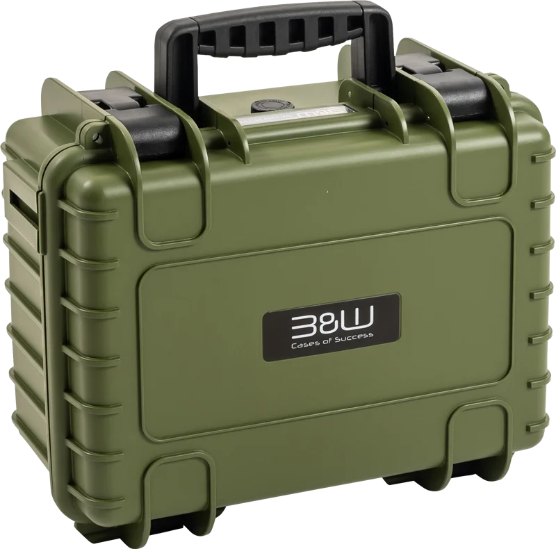 B&W Outdoor Cases BW Outdoor Cases Type 3000 for DJI Air 3 / DJI Air 3S / Bronze-green