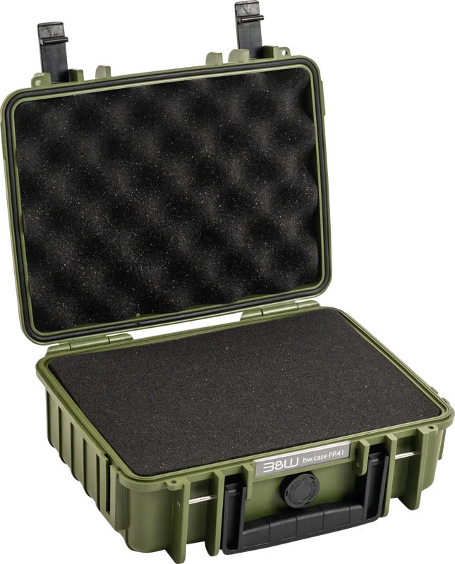 B&W Outdoor Cases BW Outdoor Cases Type 1000 / Bronze green (pre-cut foam)