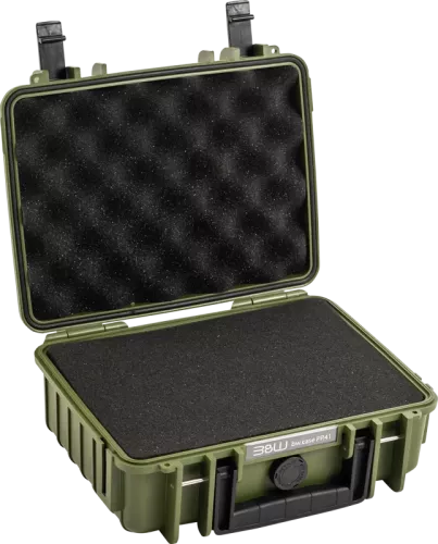 B&W Outdoor Cases BW Outdoor Cases Type 1000 / Bronze green (pre-cut foam)
