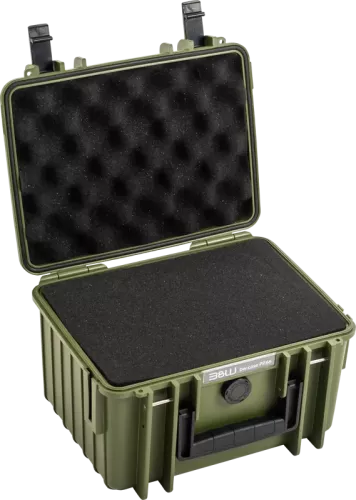 B&W Outdoor Cases BW Outdoor Cases Type 2000 / Bronze green (pre-cut foam)
