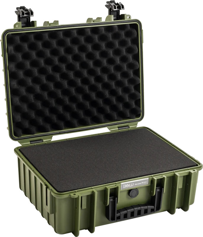 B&W Outdoor Cases BW Outdoor Cases Type 5000 / Bronze green (pre-cut foam)