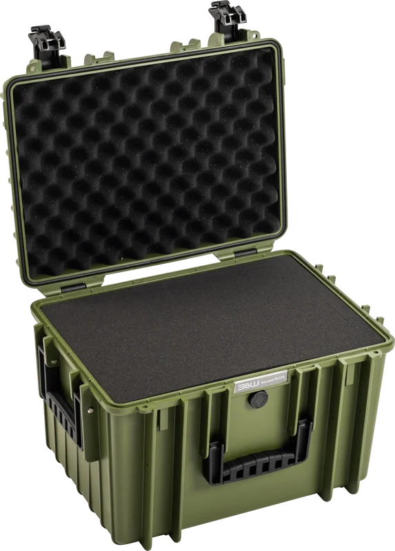 B&W Outdoor Cases BW Outdoor Cases Type 5500 / Bronze green (pre-cut foam)