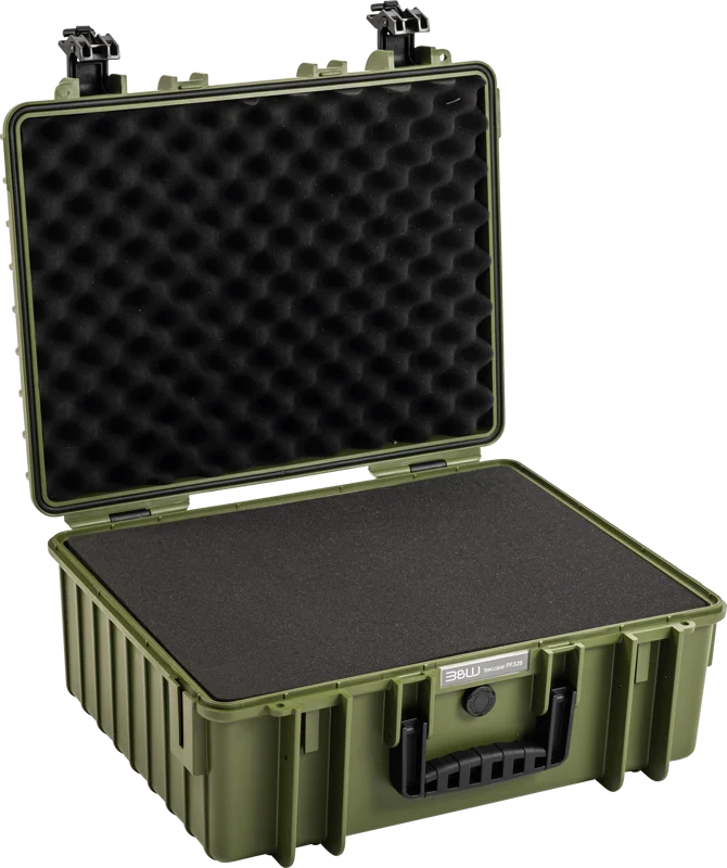 B&W Outdoor Cases BW Outdoor Cases Type 6000 / Bronze green (pre-cut foam)