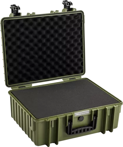 B&W Outdoor Cases BW Outdoor Cases Type 6000 / Bronze green (pre-cut foam)